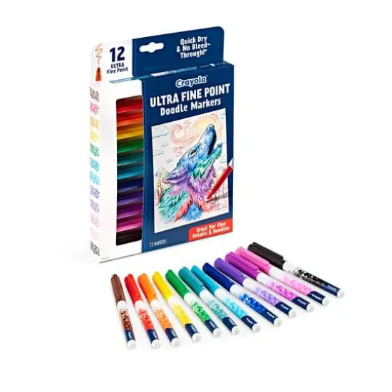 Crayola&reg; Ultra Fine Point Doodle Markers, 12ct. {8}