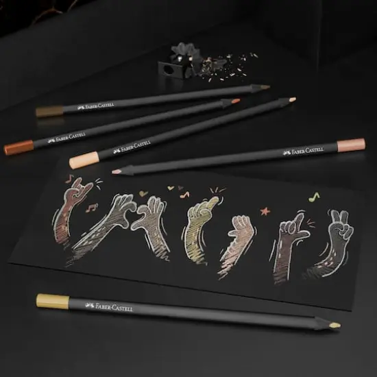 Faber-Castell&reg; Black Edition Skin Tones Colored Pencils {3}