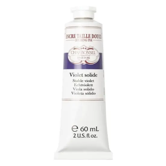 Charbonnel Etching Ink, 60mL Permanent Violet {1}