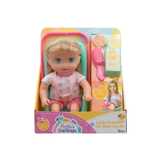 Little Darlings Little Sweeties Car Seat Carrier & 10" Doll {3}