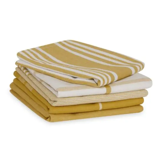 DII&reg; Classic Oversized Woven Dishtowels Set Lemongrass {5}