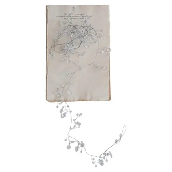 Hello Honey&reg; 6ft. Clear Acrylic Beads & Silver Metal Garland {3}