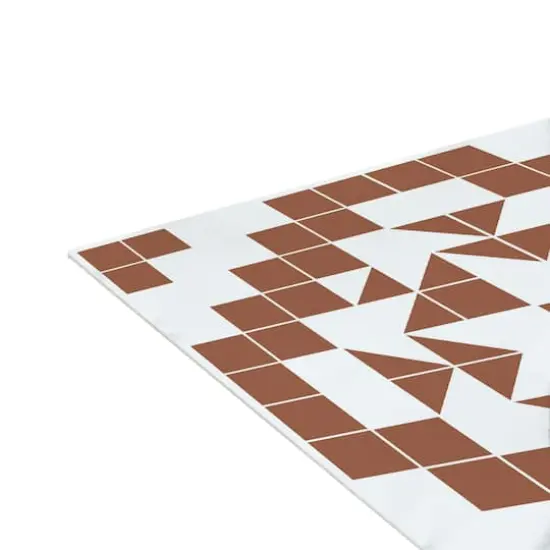 FloorPops Matias Terra Cotta Peel & Stick Floor Tiles {5}