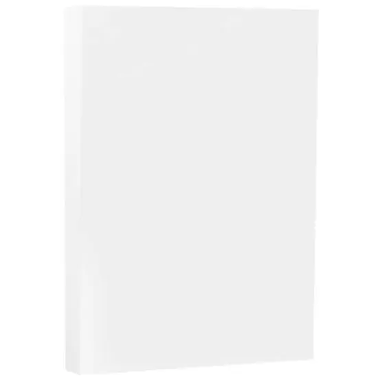JAM Paper White Wove Strathmore 8.5" x 14" 80lb. Cardstock, 50 Sheets Natural {2}
