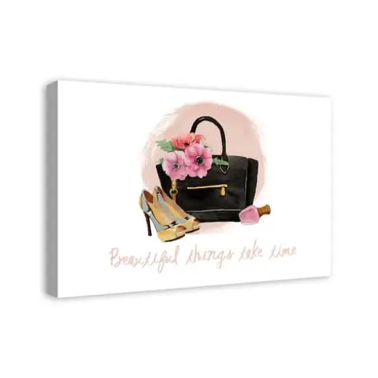 Beautiful Thinks take time 20" x 30" Canvas Wall Art {3}