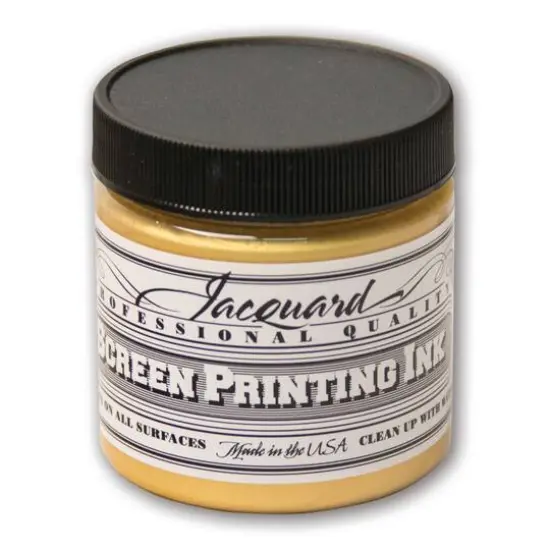 Jacquard Professional Screen Printing Ink, 4oz. Gold {1}