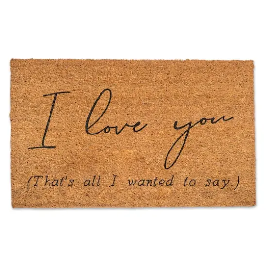 I Love You That's All Doormat {1}