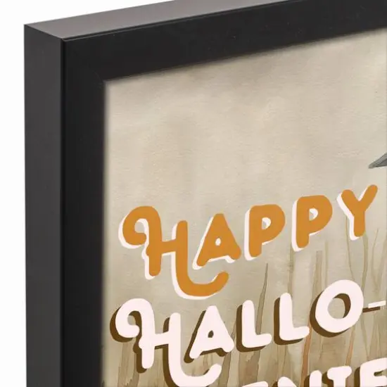 Happy Halloweenie 15.73" x 12.73" Black Framed Canvas {5}