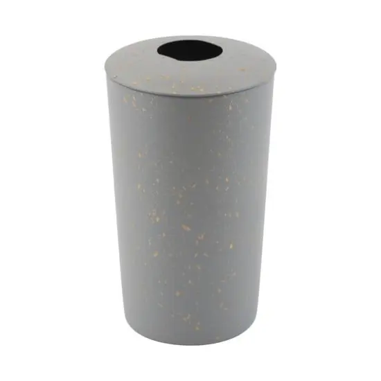 Elle D&eacute;cor Gray Modern Metal Soap Pump {6}