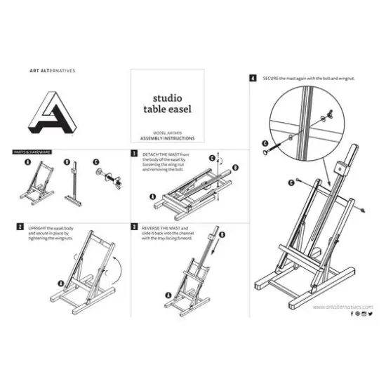 Art Alternatives Studio Tabletop Easel {6}