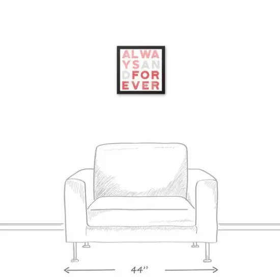 Always & Forever Framed Wall Art {5}
