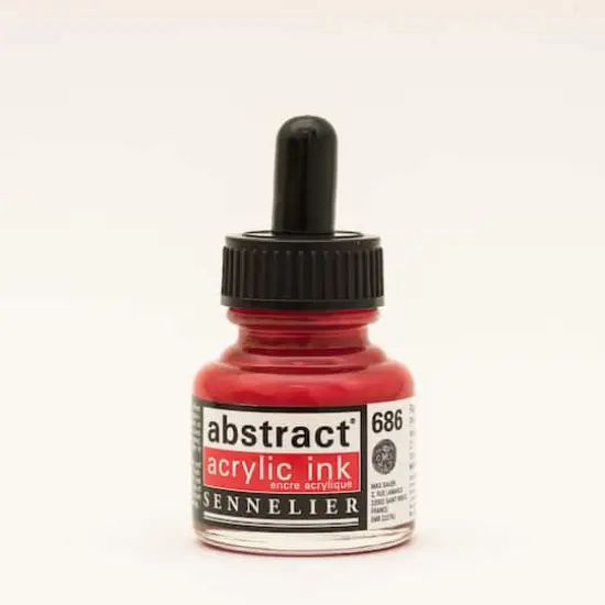 Sennelier Abstract Acrylic Ink, 30mL Primary Red {1}