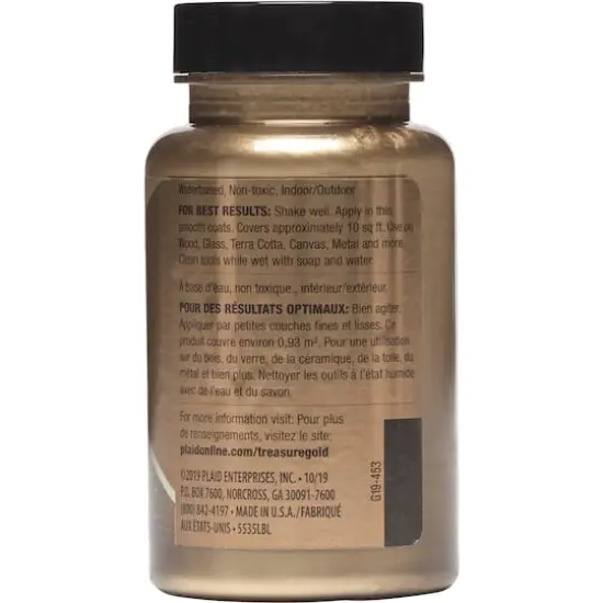 FolkArt&reg; Treasure Gold&trade; Metallic Paint {3}