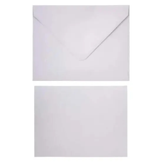 4.25" x 5.5" Gray Cards & Envelopes by Recollections&trade;, 25ct. {4}