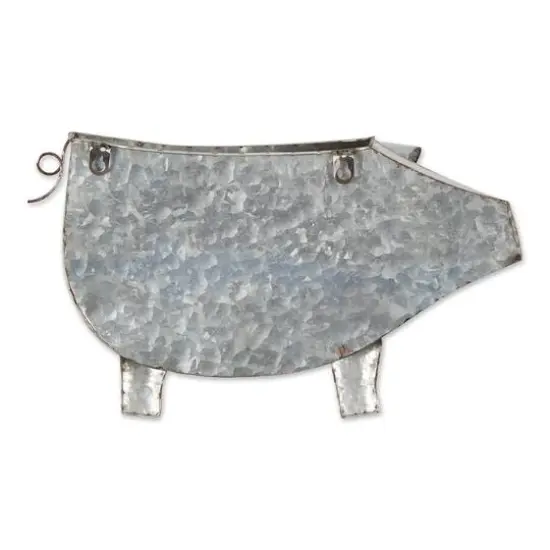 DII&reg; 16.75" Pig Galvanized Wall Planter {3}