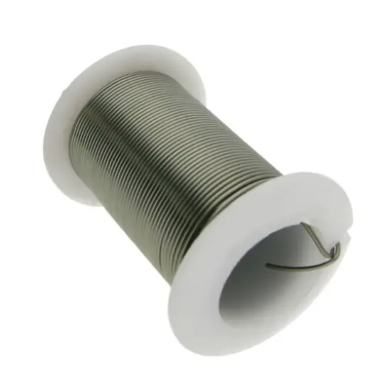 The Beadsmith&reg; Wire&trade; Elements 18 Gauge Tarnish-Resistant Wire Hematite {5}