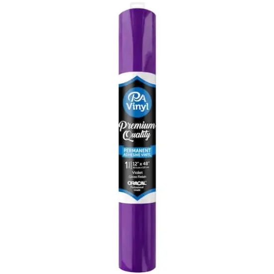 PA Vinyl Gloss Permanent Adhesive Vinyl Violet {1}