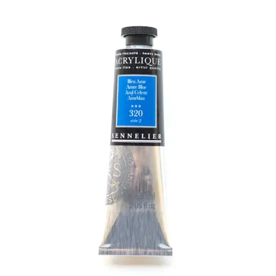 Sennelier Extra Fine Artists' Acrylic Paint, 60mL 320 Azure Blue {1}