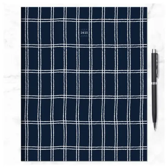 TF Publishing 2024-2025 Large Navy Grid Monthly Planner {6}
