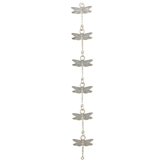 Silver Plated Dragonfly Connectors, 28mm by Bead Landing&trade; {4}
