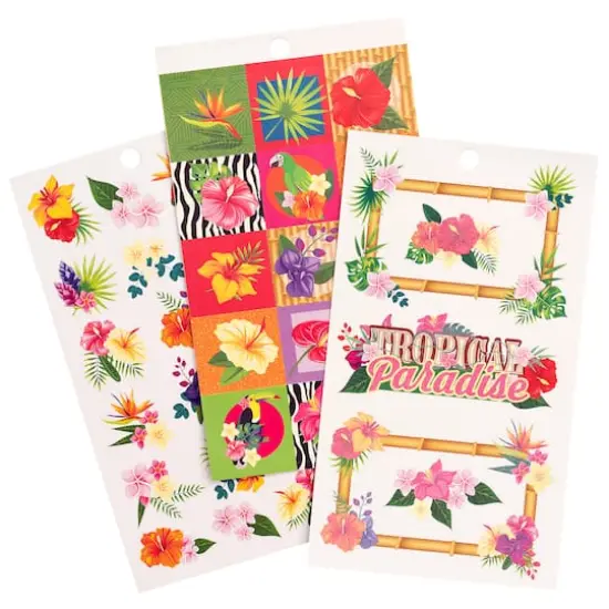 Tropical Flower Stickers by Recollections&trade; {3}