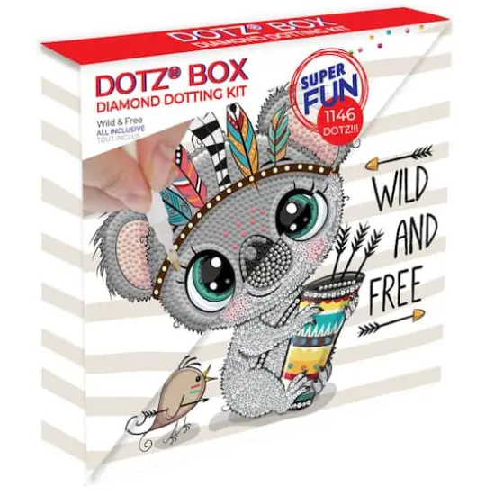 Diamond Dotz&reg; Wild & Free Diamond Box Painting Kit {4}