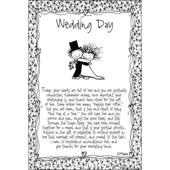Wedding Day Children of the Inner Light Marci Plaque with Easel & Hanger {1}