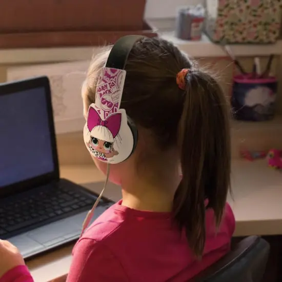 L.O.L. Surprise! Kid-Safe Headphones & Sticker Sheet {3}