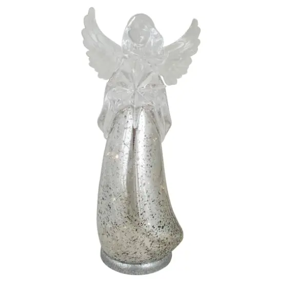 13" Lighted Angel Holding a Star Christmas Tabletop Figurine {1}