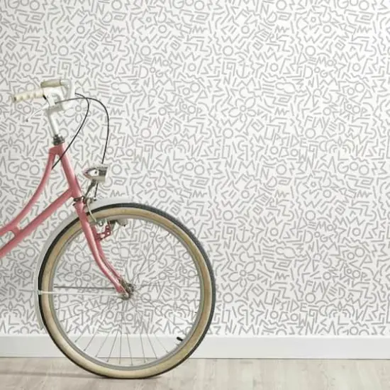 RoomMates Stranger Things Doodles Peel & Stick Wallpaper Gray {4}