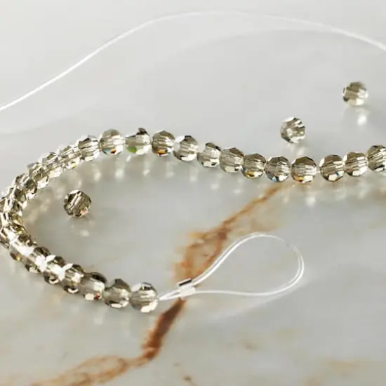 Preciosa Glass Crystal Round Beads, 4mm by Bead Landing&trade; Black Diamond {3}