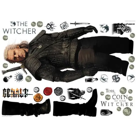 RoomMates The Witcher Geralt Giant Peel & Stick Wall Decals {8}