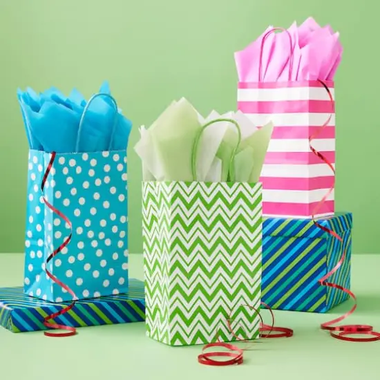 Assorted Small Polka Dots Gift Bags by Celebrate It&trade; {3}