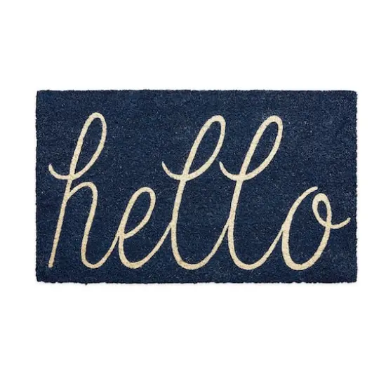 DII&reg; Navy Hello Doormat Assorted {1}