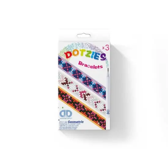 Diamond Dotz&reg; Geometric Dotzies Bracelets Kit {3}