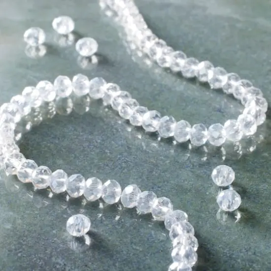 Crystal Faceted Rondelle Beads, 4mm by Bead Landing&trade; {3}