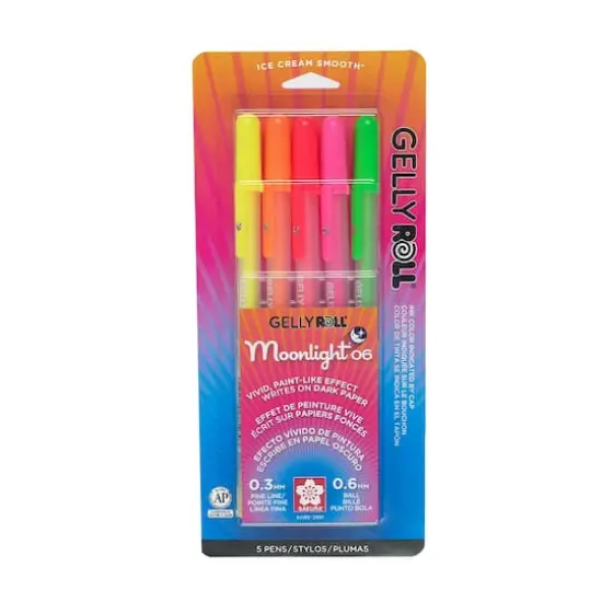 Gelly Roll&reg; Moonlight&reg; 06 Fine Point Gel Pen 5 Color Set, Dawn {1}