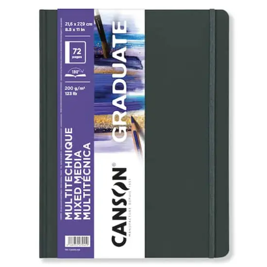 Canson&reg; 8.5" x 11" Graduate Mixed Media Book {1}