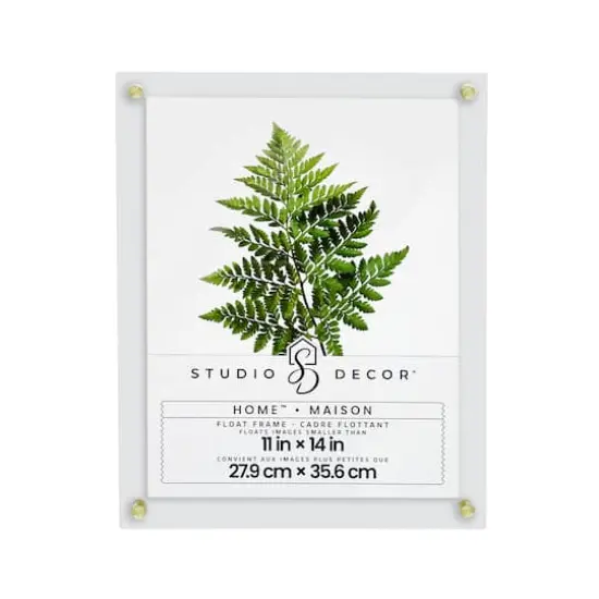 Home&trade; 11" x 14" Clear Float Frame by Studio D&eacute;cor&reg; {1}