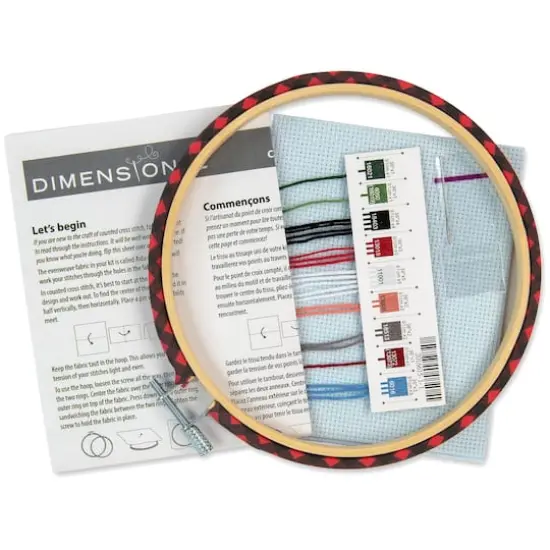 Dimensions&reg; Learn-A-Craft Holiday Family Truck Counted Cross Stitch Kit {3}