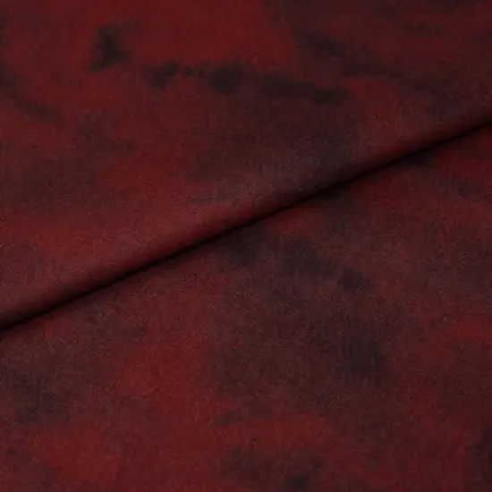 SINGER Christmas Tone-on-Tone Dark Red Cotton Fabric {1}