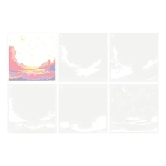 Night Sky Layering Stencils by Recollections&trade; {1}