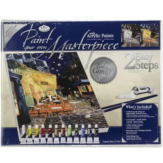Royal & Langnickel&reg; Terrace At Night Paint-Your-Own-Masterpiece Kit {1}