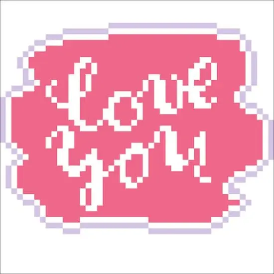 Diamond Dotz&reg; Love You Diamond Painting Mini Pillow Artwork Kit {3}