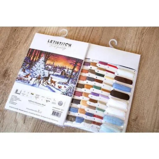 Letistitch Christmas Wood Counted Cross Stitch Kit {9}