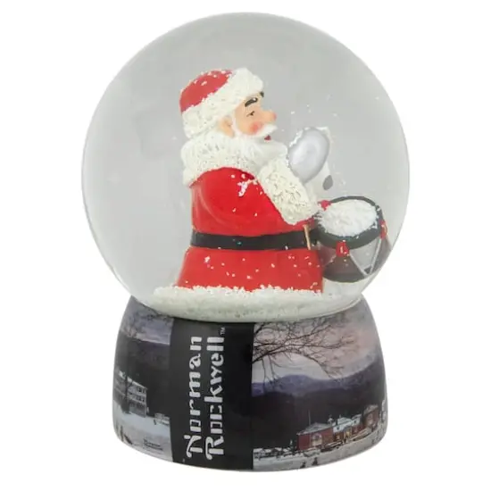 6.5" Norman Rockwell A Drum for Tommy Christmas Snow Globe {7}
