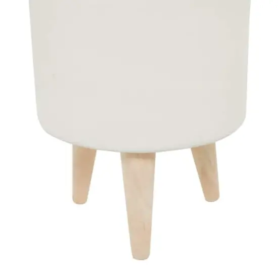 4ft. Modern Style Aloe Vera Artificial Foliage in White Pot {4}