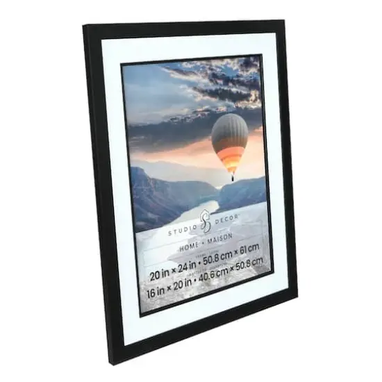 Home Black Studio Frame with Mat by Studio D&eacute;cor&reg; {3}