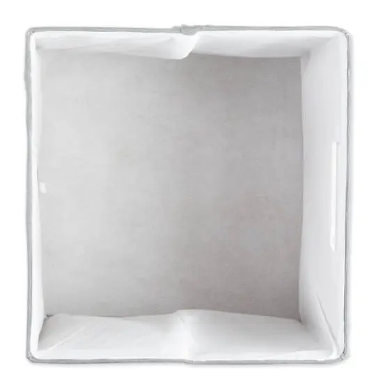 DII&reg; Striped Square Storage Cube Mineral {4}