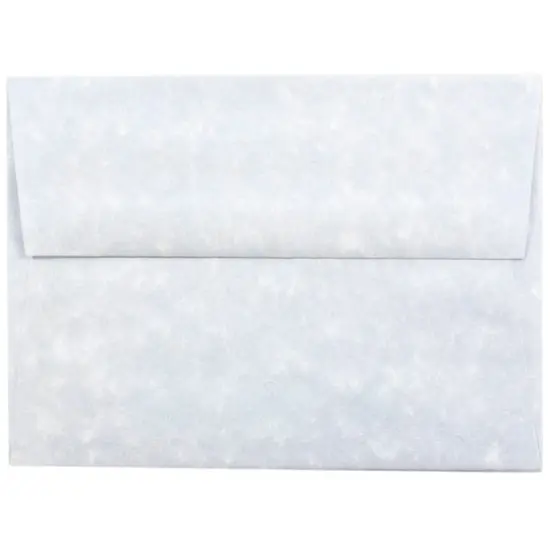 JAM Paper A6 Recycled Parchment Blank Cards & Envelopes, 100ct. Blue {4}